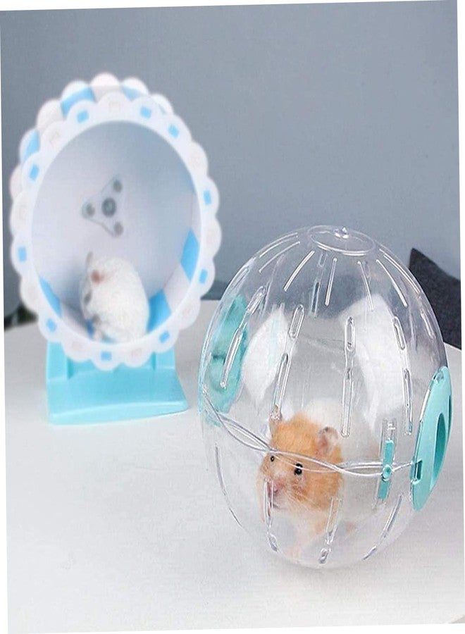 BUGUUYO Hamster Running Ball Exercising Toy for Small Pets Fun Plaything for Hamsters Gerbils Hedgehogs Crystal Ball Blue - Image 4